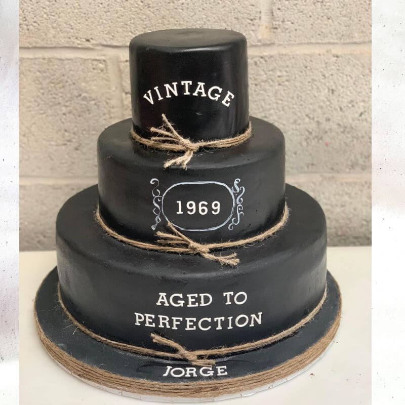 Nikki's Celebration Cakes - 3 tier Louis Vuitton cake, base tier